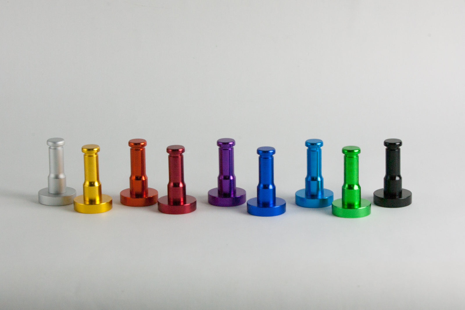 Crochets couleurs en aluminium