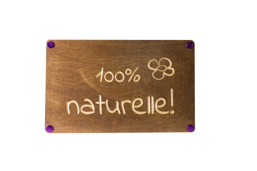 Affiche bébé - 100% naturel!