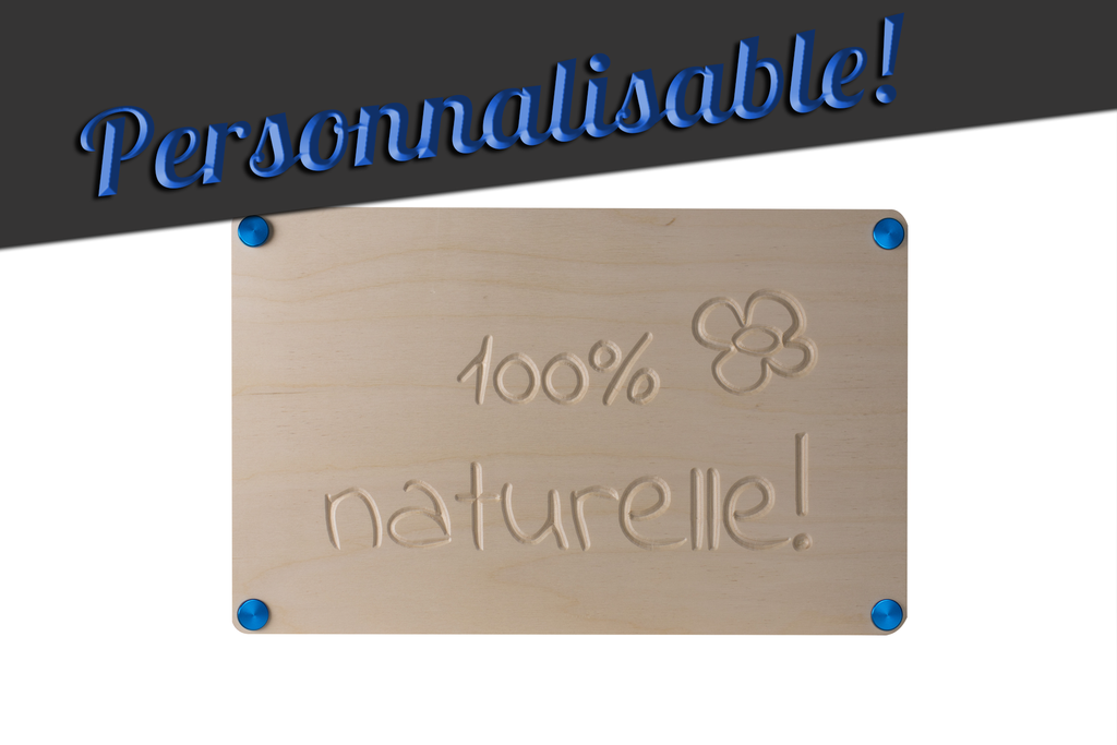 Affiche bébé - 100% naturel!